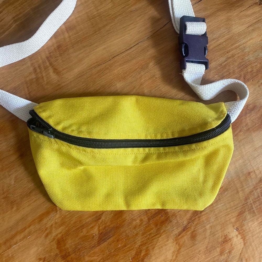 Y2K Vintage American Apparel Yellow Fanny Pack Bag